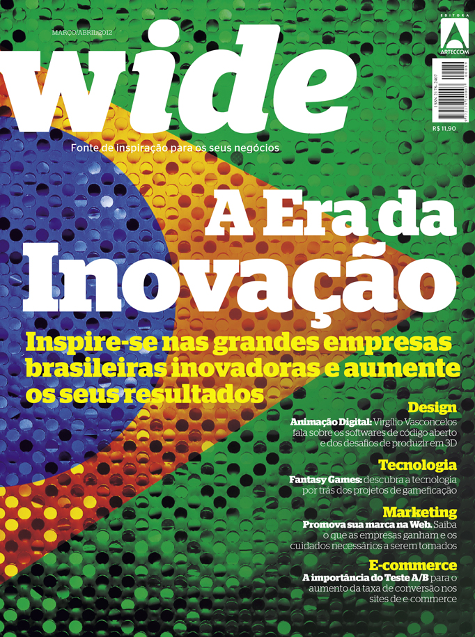 Tecnisa é destaque na revista Wide de Março e Abril por ser empresa mais inovadora nos anos de 2010 e 2011