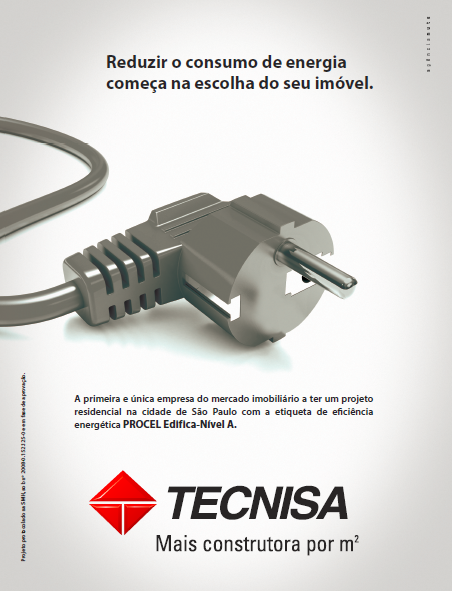 Maior conforto térmico aliado ao menor consumo de energia e água são os benefícios que os clientes TECNISA poderão sentir em um dos seus futuros empreendimentos. economia de energia e sustentabilidade