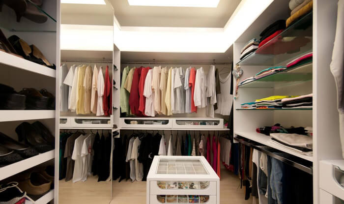 imagem de um closet