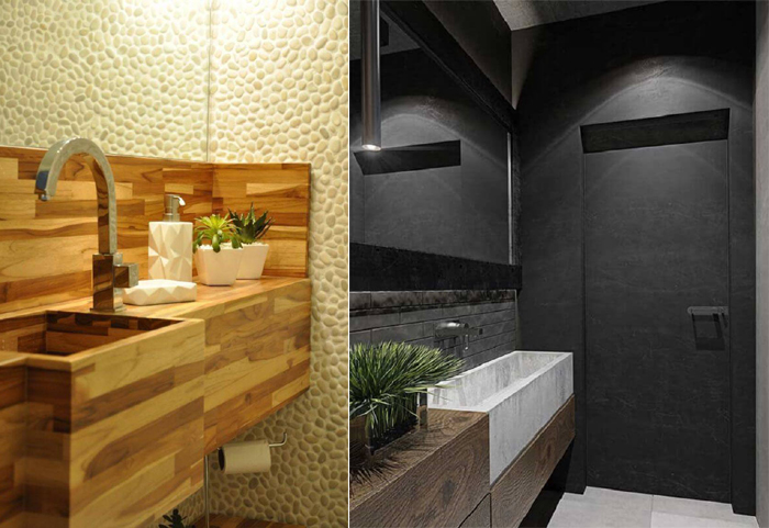 Decoração com cor preta