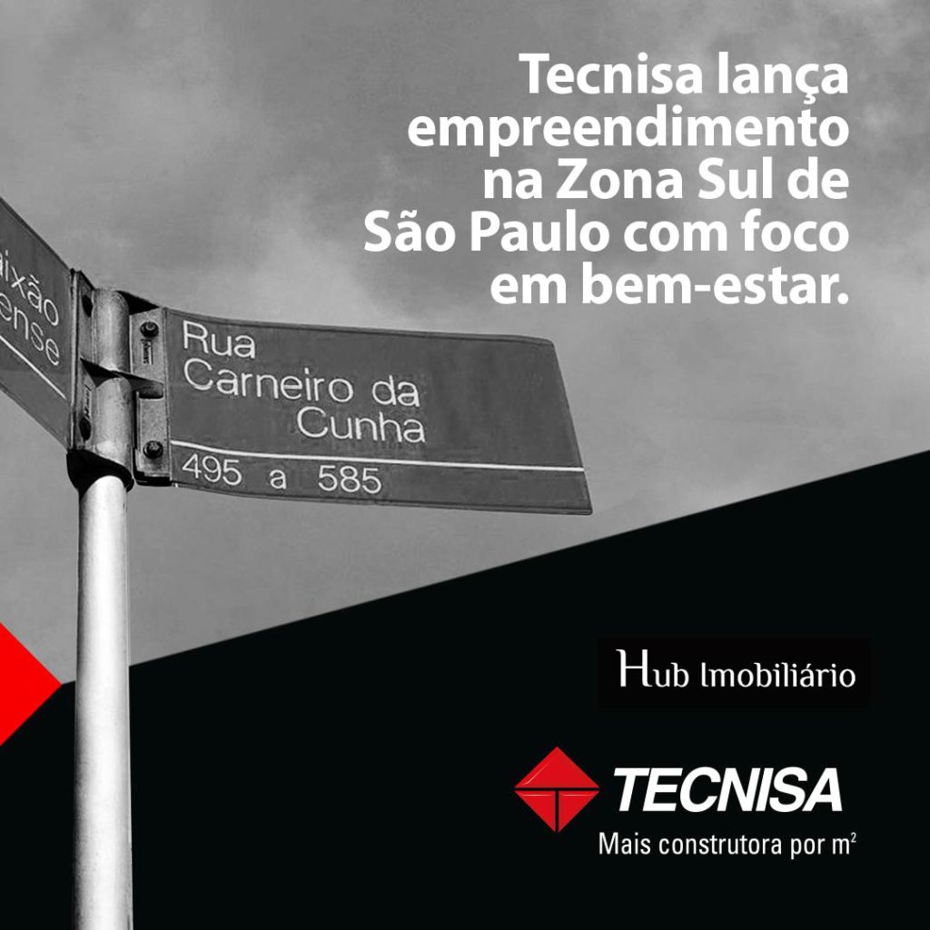 Empreendimento da Tecnisa é destaque do portal Hub Imobiliário Empreendimento da Tecnisa é destaque do portal Hub Imobiliário
