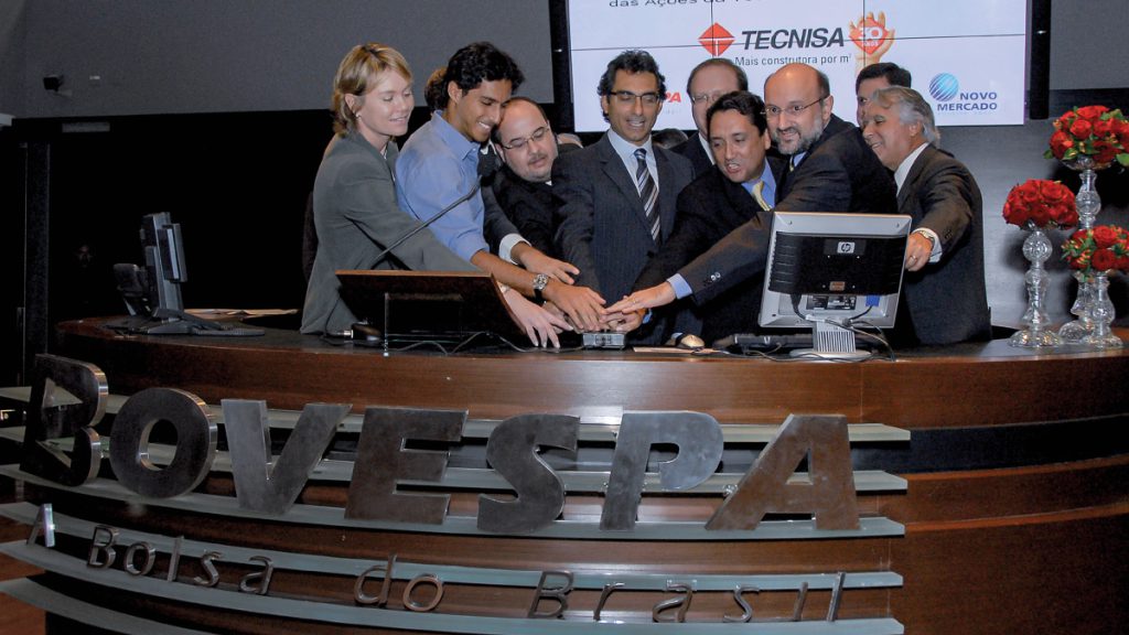 Tecnisa e a bolsa