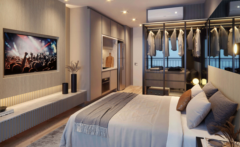 Studios completos para viver ou investir com inteligência e alta rentabilidade